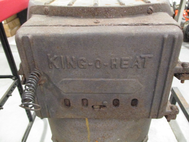 King-o-heat Wood Burning Heater | Proxibid