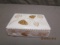 Vintage Hand Painted Gold Beaded Grape Trinket Box - Westmoreland Glass