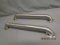 2 Stainless Steel Shower Grab Bars approx. 21