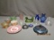 Lot of Depression Glass & Other Vintage Glass Items