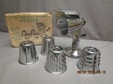 Vtg King Kutter Super Deluxe Food & Vegetable Cutter w/Box