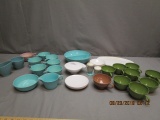 Vintage Mid-Century Plastic Dinner Ware