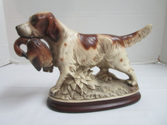 M Takai Hunting Dog Ceramic Piece