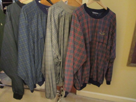 Sunderland of Scotland and ProQuip Men's Plaid Pullovers