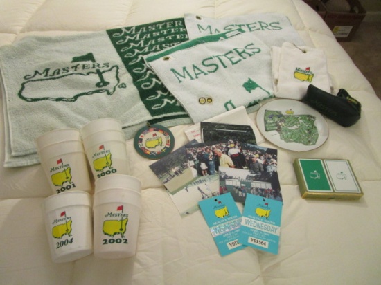 Masters Golf Memorabilia-1997 Practice Round Tickets, Attendee Tournament Photos,