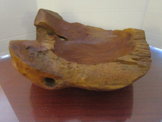 Large Burrell wood Bowl