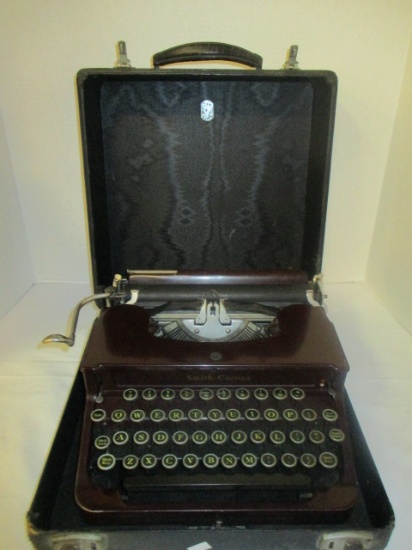 Smith-Corona Typewriter in Case