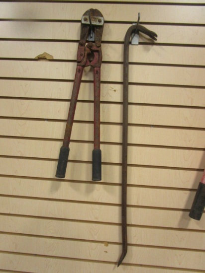 Crowbar and Bolt Cutters