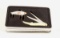 Case Yellow Fishing Knife & Hook in Collectors Tin - Item No. 06024