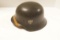 Original German WWII Army Heer M42 ckl66 Single Decal Helmet in Excellent Condition