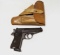 WW2 German Walther PP Nazi Military Issued Semi-Automatic Pistol with Original Holster
