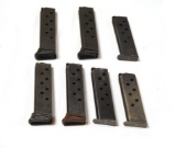 Lot of 7 Walther 7.65mm Gun Magazines