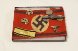 Various German WWII Medals and SS Armband - See Pictures