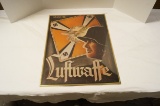 Unsere Luftwaffe Propaganda Nazi Poster Framed