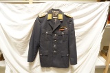 Original WWII German Single Breasted Lapel LW Officer Gabardine Uniform Jacket