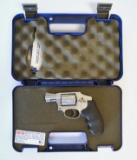 Smith & Wesson .38 SPL Airweight 5 Shot Revolver w/ Hogue Monogrip in Case