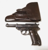 One of Earliest Produced WW2 Nazi 480 Code 1940 Walther P38 Pistol w/ original P38 Holster