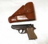 German Walther PPK WW2 Nazi Police Proofed Semi-Automatic Pistol with Original Holster
