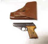 German WW2 Mauser HSc Nazi (4th Variation) 7.65 Semi-Automatic Pistol with Original Holster