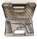 CZ 75 B 9mm Luger Semi-Automatic Pistol in Case w/ 2 Magazines