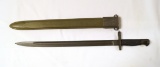 1960s Vietnam War Enfield/Shotgun M1917 Bayonet in Scabbard