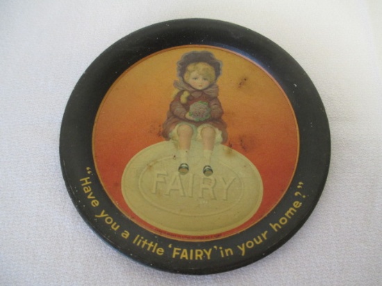 Vintage Fairy Soap Tole Tip Tray