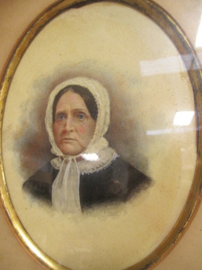 Antique Portrait of Sarah Eliza Smith (1793-1874) from Charleston, SC