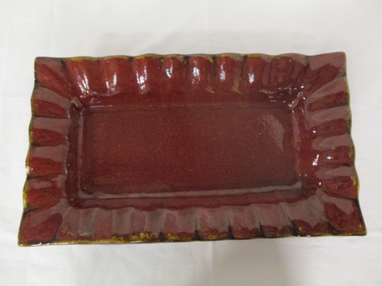 Glazed Pottery Center Piece Tray