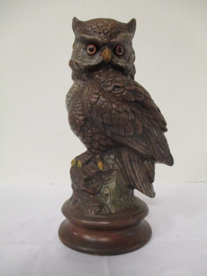 Ceramic Owl Statue