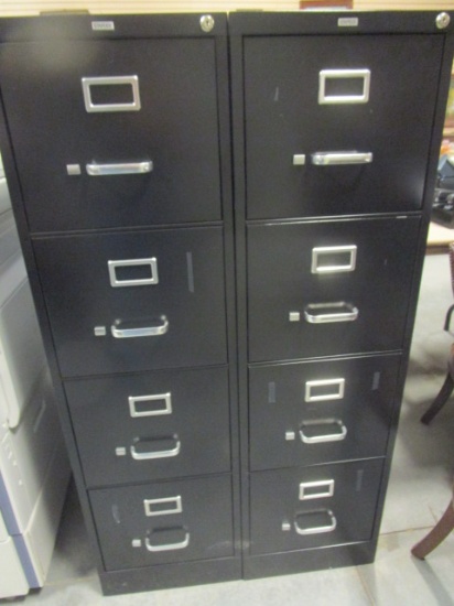 2 File Cabinets - 4 Drawers