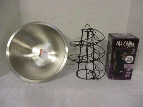 Steel Mixing Bowl, Mr. Coffee Grinder, etc.