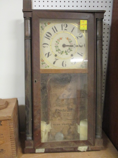 Antique Seth Thomas Weight Driven Clock and Proxibid