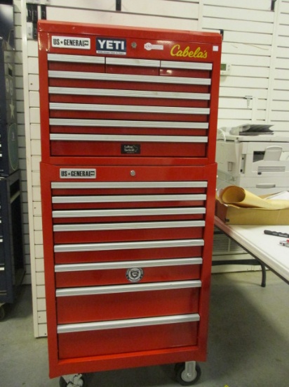 Us General 8 Drawer Locking To Auctions Online Proxibid Us General 8 Drawer Locking Tool Cabinet And Toolbox With Keys