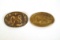 2 Civil War CS Confederate Belt Buckles