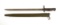 Original U.S. WWI M1917 Enfield Rifle Bayonet by Remington with Scabbard