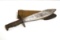 WWI US M-1917 Bolo Knife in Canvas/Leather Scabbard