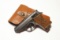 WWII German Nazi Walther PPK 7.65mm Cal Semi-Automatic Pistol with Rare Ersatz Holster
