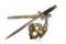 First Model Railway German Nazi Dagger by Robert Klaas w/ Scabbard & Hanger