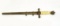 German Nazi 2nd Model Naval Dagger Reproduction with Scabbard