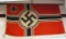 Original Large Double Sided Nazi German Third Reich Battle Flag