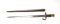 Rare French MLE 1874 Gras Sword Bayonet with Matching S# Scabbard