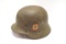 German M-35 SS Double Decal Helmet with Alluminum Liner Band