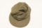 German Wool Hat with 2 Buttons & Trapezoid with Circle Insignia