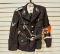 Allgemeine SS M32 Tunic for Oberfuhrer with Shirt/Tie/Belt/Shoulder Strap/Medals/SS Clothes Hanger
