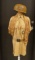 German Luftwaffe Tropical Tan Paratrooper Uniform - Shirt, Pants, Belt, Helmet & Bandoleer