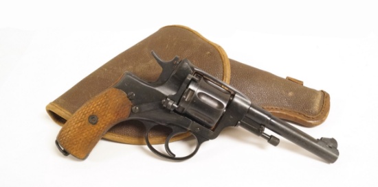 M1895 Tula Officers Model Nagant Revolver with Original Holster