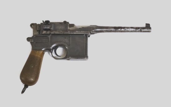 All Matching Mauser Model 1896 Broomhandle 7.63mm Semi-Automatic Pistol