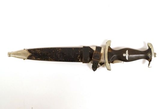 German Nazi SS Dagger with Scabbard & Hanger