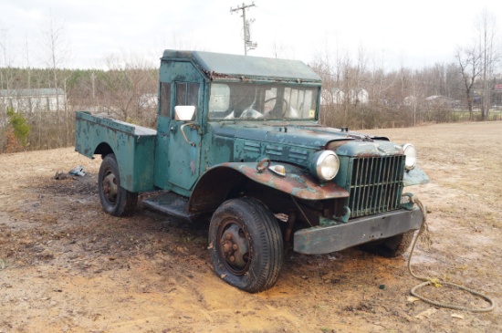 1940s Dodge WC51 Weapon Carrier Truck with Rare Arctic Cab