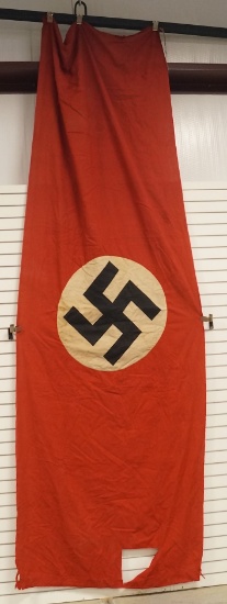 Original Long Double Sided Nazi German Swastika Banner